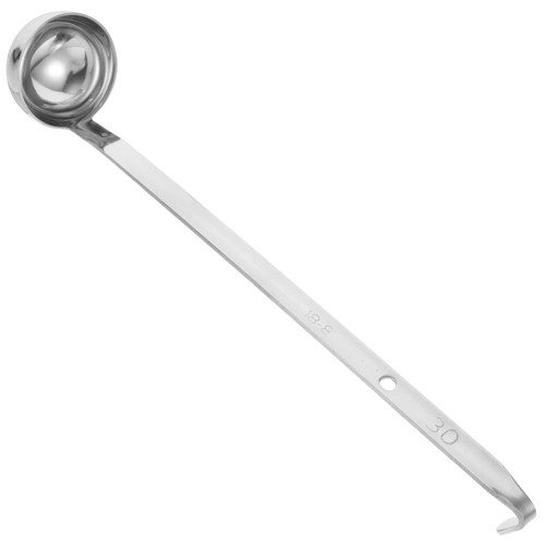 KJHBV Stainless Steel Measuring Spoon Stainless Steel Rice Scoop Stainless Steel Ladle Japanese Spoon Metal Cooking Spoons Gravy Ladle Metal Serving Spoons Soup Perforation