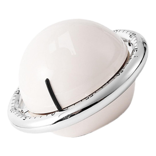 RORPOIR Mechanical Timer Classroom Timers Kitchen Timers Egg Timer Cooking Timers for Kitchen Silent Timer Magnetic Timers for Classroom Alarm Clock Boiled Eggs White Metal