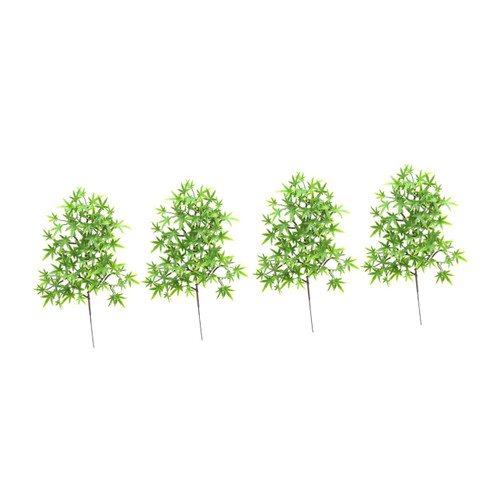 LIFKICH Faux Plant 4pcs Plants DIY Flower Arrangement Accessory Artificial Plant Lifelike Maple Leaves Fake Maple Leaf Simulation Maple Leaf Plant Welcome Song Red Maple Flower Bouquets