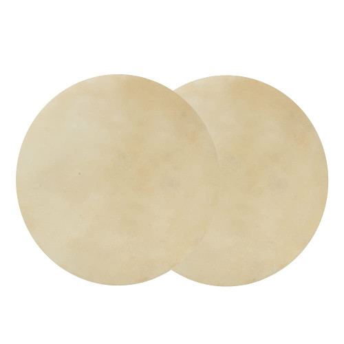 2pcs buffalo drum skin, Durable Leather Drum Beating Accessories, for Bongo drums, congas, African drums,(9 in)