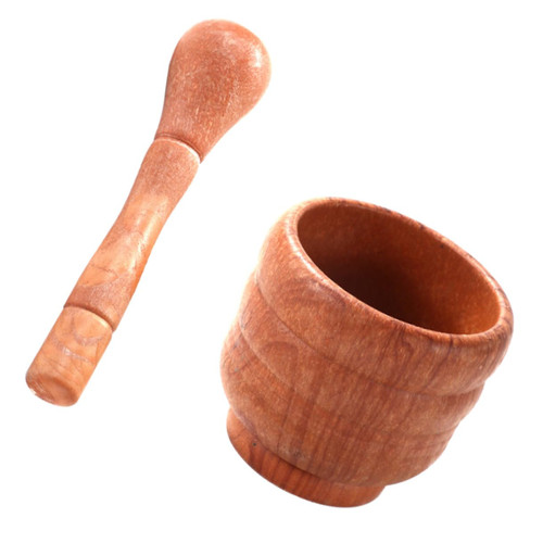 Milisten 1 Set Garlic Masher Medicine Bowl Mincer Mash Bowl Mixing Grinding Bowl Mortar Pestle Garlic Grinding Tool Garlic Grinder Grind Bowl Garlic Crush Pot Baby Ceramics Pp Mixing Bowl