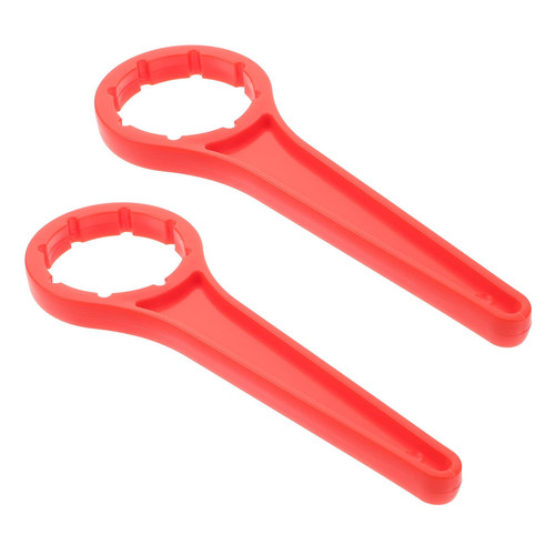 SWOOMEY 2pcs Bucket Cap Screwer Oil Bucket Opening Tool Paint Bucket Opener Bucket Opener Wrench 5 Gallon Pail Bucket Lid Wrench Soda Bottle Opener Bucket Cap Opener Soft Drink Can Plastic