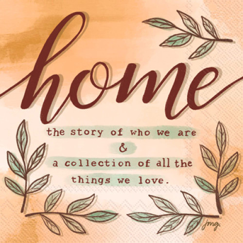 Floral Fall Party Napkins - 40 Count | 2 Packs of 20CT Cocktail Napkins | Home Story Design