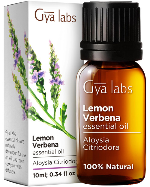 Gya Labs Lemon Verbena Essential Oil - Fresh & Citrusy Scent for Diffuser and Soap Making (0.34 fl oz)