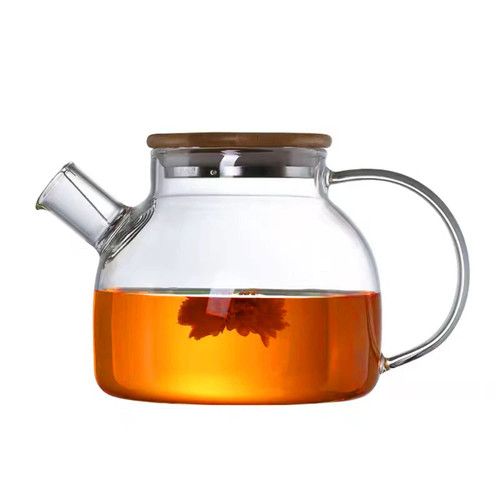 Hwagui - Glass Teapot With Infuser For Loose Tea And Blooming Tea, Heat Resistant Glass Teapot And Kettle For Stovetop, Perfect Tea Maker, 1000ml/33oz Hwagui - Glass Teapot With Infuser For Loose Tea And Blooming Tea, Heat Resistant Glass Teapot And Kettle For Stovetop, Perfect Tea Maker, 1000ml/33oz