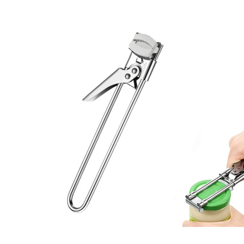 Warncode Adjustable Jar Opener, Warncode Jar Opener, 2023 New Adjustable Multifunctional Stainless Steel Can Opener, Adjustable Jar Opener Stainless Steel Manual Bottle Can Lid Openers