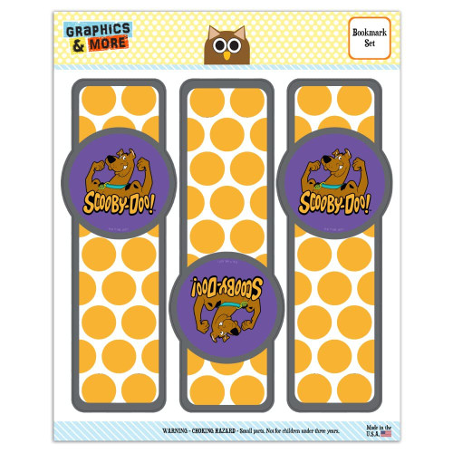 Scooby-Doo Flex Set of 3 Glossy Laminated Bookmarks
