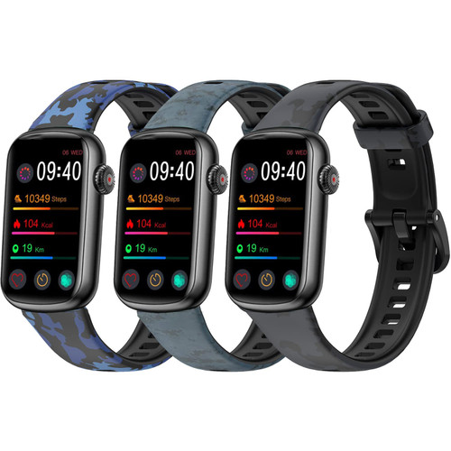 Camouflage Wrist Strap Compatible for Fitvii Slim Fitness Tracker Watch Band for Fitvii HM08 Slim Fitness Tracker Sport Strap Quick Release Replacement Wristband Camouflage Wrist Strap Compatible for Fitvii Slim Fitness Tracker Watch Band for Fitvii HM08 Slim Fitness Tracker Sport Strap Quick Release Replacement Wristband