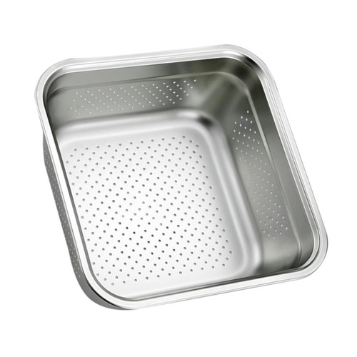 Kitchen Sink Draining Basket Strainer Filter Stainless Steel Washing Basin Stainless Steel Basin Stainless Steel Colander Washing Colander Wash Basin Metal 201 Stainless Steel