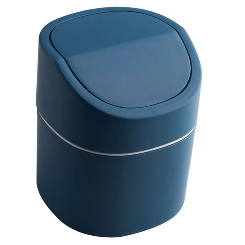 Holibanna Desktop Trash Can Garbage Container Desk Garbage Can Coffee Table Bin Mini Waste Basket Mini Trash Bin Trash Can with Lid Pp Material Dressing Table Small Clamshell