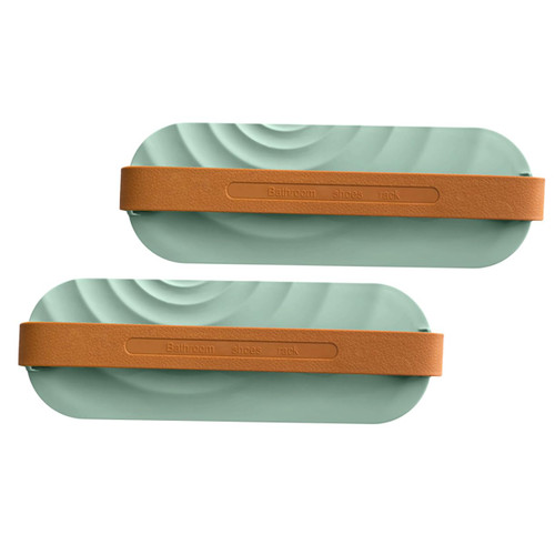 CHILDWEET Shoe Shelf 2pcs Punch Free Shoes Stand Shoes Storage Holder Shoes Organizer Holder Wall-mounted Shoes Rack Draining Slippers Shelf No Punching Slipper Rack Shoe Rack