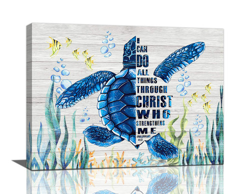 yowecso Christ Sea Turtle Canvas Wall Art Ocean Coastal Beach Pictures Wall Decor Turtle Painting Prints Modern Artwork Home Decoration for Bathroom Bedroom Living Room 12"x16" yowecso Christ Sea Turtle Canvas Wall Art Ocean Coastal Beach Pictures Wall Decor Turtle Painting Prints Modern Artwork Home Decoration for Bathroom Bedroom Living Room 12"x16"