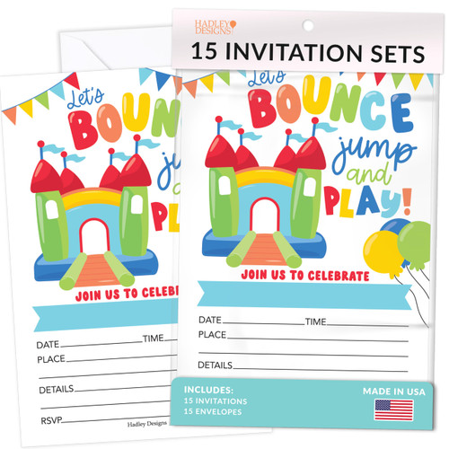 15 Bounce House Birthday Invitations For Boys - Jump Birthday Invites For Boy, Birthday Party Invitations For Boys Birthday Invitations, Boy Birthday Invitations Boy, Invitations For Birthday Party