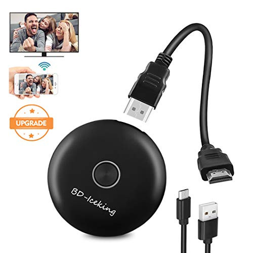WiFi Display Dongle, Wireless Display 1080P Mini Receiver Sharing HD Video Support Miracast Airplay DLNA TV Stick for Android/Mac/iOS/Windows