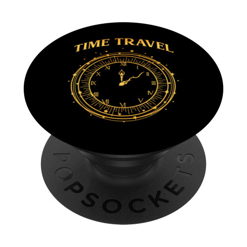 Time Travel Clock Gear Mechanic Steampunk Style Watch Gift PopSockets PopGrip: Swappable Grip for Phones & Tablets