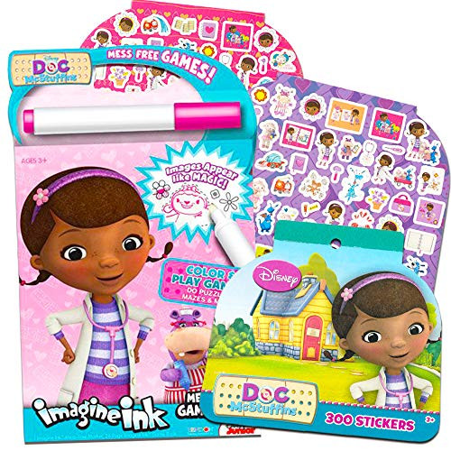 Disney Doc McStuffins Imagine Ink Coloring Book (Includes Mess Free Marker)