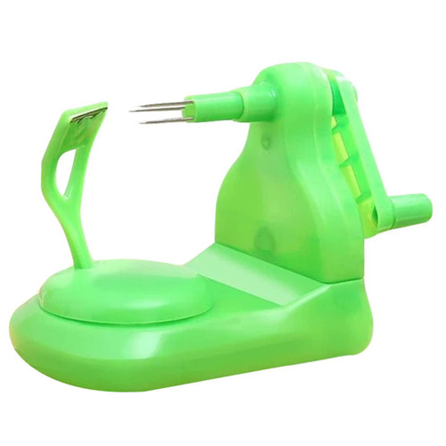 Cabilock Apple Peeler Applesauce Maker Electric Peeler Potato Peeler Corer Debarking Tool Apples Peeler Slicer Manual Fruit Peeler Automatic Potato Peeler Plastic Multifunction Peeling Tool