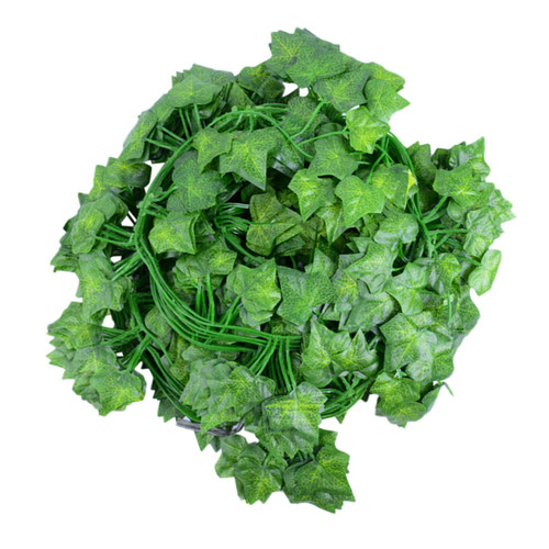 Ciieeo 12pcs Artificial Rattan Leaves Simulation Flowers Vine Garland Hanging Ivy Vines Fake Hanging Plants Vines Artificial Ivy Plants Plant Greenery Decor Wedding Fabric False Leaf