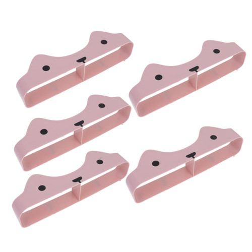 PRETYZOOM 5pcs Slippers Organizer Door Shoe Hangers Shoes Storage Shelf Sticky Shoes Holder Wall Mounted Shoes Rack No Punching Door Shoe Rack