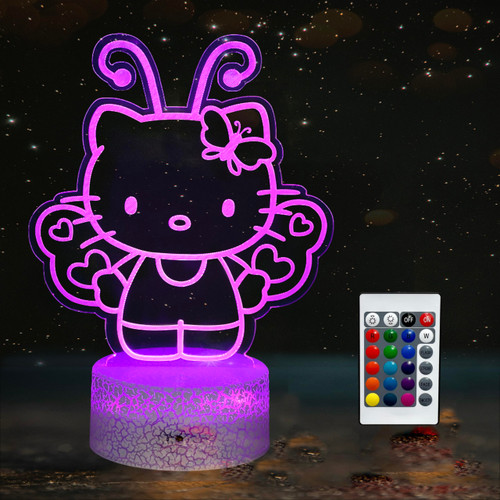 Yostyle Cat Night Light 3D Kitty Lamp 16 Colors Change Smart Touch and Remote Decorative Lamp Bedroom Decorative Lamp Birthdays Gifts for Kids Girls Yostyle Cat Night Light 3D Kitty Lamp 16 Colors Change Smart Touch and Remote Decorative Lamp Bedroom Decorative Lamp Birthdays Gifts for Kids Girls