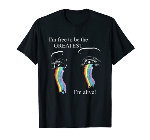Gay Pride LGBT Rainbow Tears Lesbian Equality Love gift T-Shirt Gay Pride LGBT Rainbow Tears Lesbian Equality Love gift T-Shirt