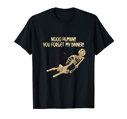 Skeleton And Cat Kitten Funny Kitty Pet Owner T-Shirt Skeleton And Cat Kitten Funny Kitty Pet Owner T-Shirt