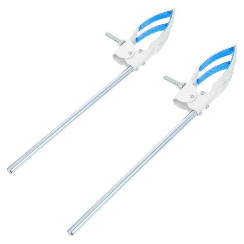 SOLUSTRE 2pcs Laboratory Apparatus Lab Beaker Clamp Laboratory Stand Clip Laboratory Stand Clamp Lab Flask Holder Lab Flask Clips Pipe Shelf Bracket Flask Clamp Iron Large Universal Clip