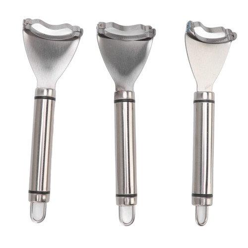 YEmirth 3Pcs Magic Corn Cutter Peeler,Corn Stripper Cob Stripper Tool,Stainless Steel Corn Thresher,Corn Peeler with Ergonomic Handle, Grip Corn Thresher Planer Cutter for Kitchen