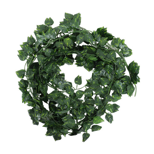 MARMERDO 12pcs Artificial Ivy Flower Leaf Garland Hanging Plants Wall Hanging Ivy Vine Faux Eucalyptus Garland Fake Ivy Strands Artificial Greenery Garland Vines Dining Table Ornaments Pp