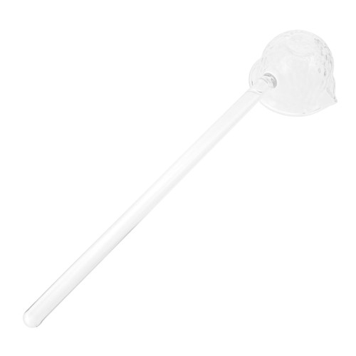 OKUMEYR Glass Spoon Gravy Tea Ladle Glass Espresso Spoon Sugar Serving Spoon Soup Spoon Kitchen Ladle Punch Bowl Ladle Honey Spoons Lab Spatula Scoop Glass Ladle Glass Sauce Spray Water