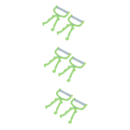 3 Sets 2pcs Facial Hair Remover Threader Womens Razors for Shaving Face Tweezers Facial Depilation Tool Face Hair Epilator Face Hair Threading Tool Manual Face Hair Remover Miss