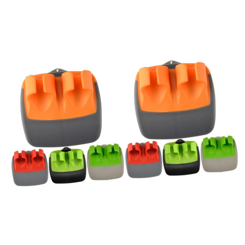 8 pcs vegetable peeler vegetable fruit peeler finger grips peelers zesting tool citrus peel cutter tomato peeler pro tools finger held potato peeler pp slicer Stainless steel