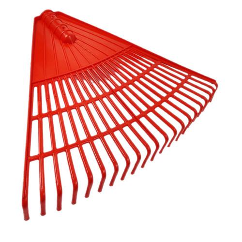 Kisangel Grass Rake Tools Rakes for Lawns Garden Rakes Lawn Tool Leaf Rake for Yard Lawn Rake for Leaves and Grass Yard Rake Grounds Keeper Rake Leaf Rakes Shrub Red Heavy Plastic