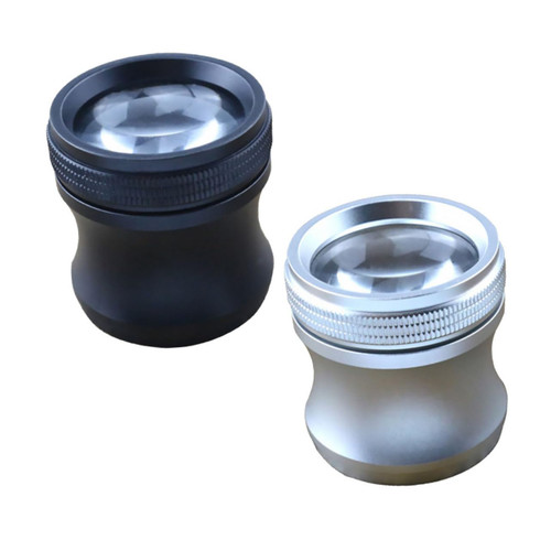 iplusmile 2pcs ... Magnified Mirror Handheld Magnifying Glass Eye Magnifying Lens Magnify Glass Jewelry Handheld Magnifier Glass Magnifying Glass Loupe Magnifying Glasses Watch Clock Diamond