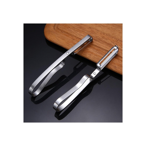 Stainless Steel Vegetable Fruit Peeler Multi-function Potato Carrot Peeling Knife Kitchen Gadgets Thickened Handle Easy to Clean (Color : B)