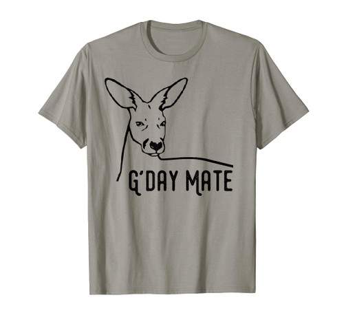 Australia G'Day Mate Shirt Funny Kangaroo Australian Symbol T-Shirt Australia G'Day Mate Shirt Funny Kangaroo Australian Symbol T-Shirt