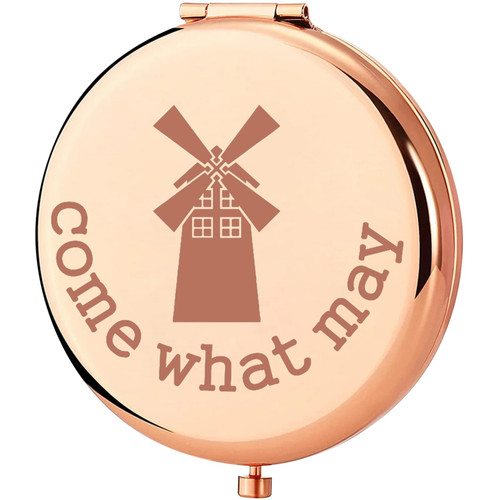 KEYCHIN Moulin Rouge Musical Pocket Moulin Rouge Fans Gifts Come What May Moulin Rouge Compact Makeup Mirror Moulin Rouge Merch (Come What May-RG) KEYCHIN Moulin Rouge Musical Pocket Moulin Rouge Fans Gifts Come What May Moulin Rouge Compact Makeup Mirror Moulin Rouge Merch (Come What May-RG)