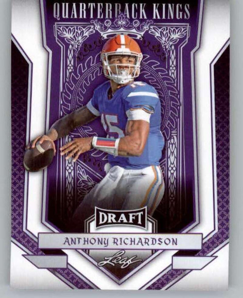2023 Leaf Draft #88 Anthony Richardson Florida Gators RC Rookie Football Trading Card 2023 Leaf Draft #88 Anthony Richardson Florida Gators RC Rookie Football Trading Card