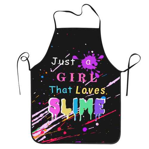 Salty&Sweet Apron for Women Girls Slime Apron for Children Kitchen Chef Bib for Cooking Baking Painting and Party Family Gifts