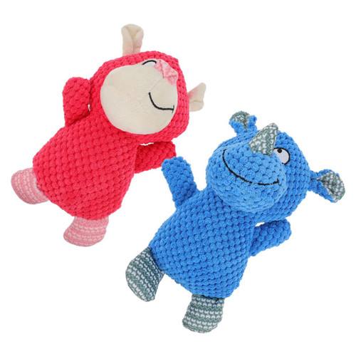 BUGUUYO 2pcs Plush Dog Chewing Toy Stuffed Monkey Toy Pet Squeaky Toy Interactive Pet Chew Toy Puppy Molar Toy Outdoor Dog Toy Dogs Training Plush Toy Pet Toy Dog Bite Cloth Animal
