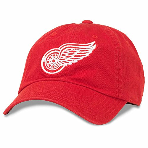 American Needle Blue Line NHL Team Dad Hat, Detroit Red Wings, Red (40742A-DRW) American Needle Blue Line NHL Team Dad Hat, Detroit Red Wings, Red (40742A-DRW)