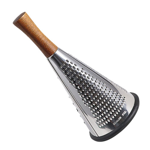 FUNOMOCYA Kitchen Grater Stainless Steel Cheese Grater Cheese Shredder Fruit Grater Chocolate Grater Metal Cheese Grater Manual Cheese Grater Household Cheese Grater Wood Vegetable Peeler