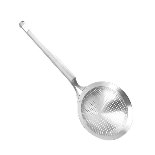 BIUDECO Kitchen Strainer Stainless Steel Strainer Skimmer Slotted Spoon Pasta Spoon Baking Strainer Fat Skimmer Spoon Fine Mesh Strainer Powder Colander Flour Fine Mesh Sieve