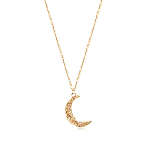 Carved Gold Moon Pendant Necklace for Women,14K Gold Plated Dainty Chain Crescent Moon Necklace Hammered Half Moon Jewelry Carved Gold Moon Pendant Necklace for Women,14K Gold Plated Dainty Chain Crescent Moon Necklace Hammered Half Moon Jewelry
