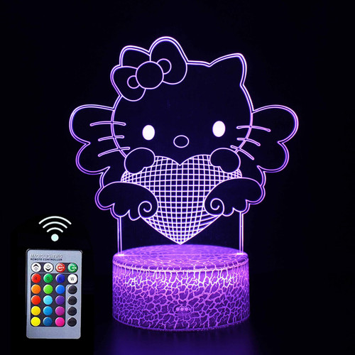 3D Anime Kitty Night Light for Girls,16 Colors Change Lamp with Remote & Smart Touch, Kitty Decor for Girls Bedroom, Kitty Fan Gifts for Christmas Birthday 3D Anime Kitty Night Light for Girls,16 Colors Change Lamp with Remote & Smart Touch, Kitty Decor for Girls Bedroom, Kitty Fan Gifts for Christmas Birthday