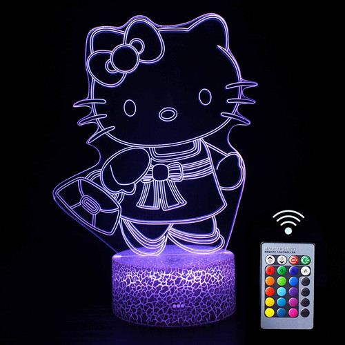 Kitty Night Light Gifts for Kids, Kitty Led Light with Remote & Smart Touch, 16 Colors Change Decor Lamp, Kitty Bedside Lamp as Room Decor, Holiday Kitty Gifts for Christmas Birthday Boys Girls Kitty Night Light Gifts for Kids, Kitty Led Light with Remote & Smart Touch, 16 Colors Change Decor Lamp, Kitty Bedside Lamp as Room Decor, Holiday Kitty Gifts for Christmas Birthday Boys Girls