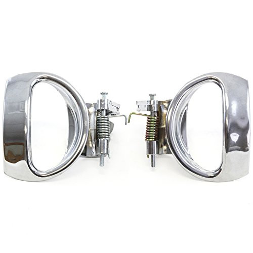 Red Hound Auto 2 Door Handles Chrome Inside Interior Front or Rear 1 LH Left and 1 RH Right for 2006-2011 Compatible with Chevy HHR