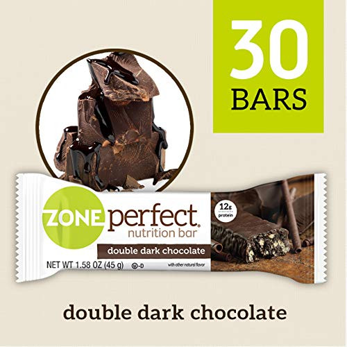 ZonePerfect Nutrition Snack Bars, Double Dark Chocolate, 1.58 oz, (30 Count) ZonePerfect Nutrition Snack Bars, Double Dark Chocolate, 1.58 oz, (30 Count)
