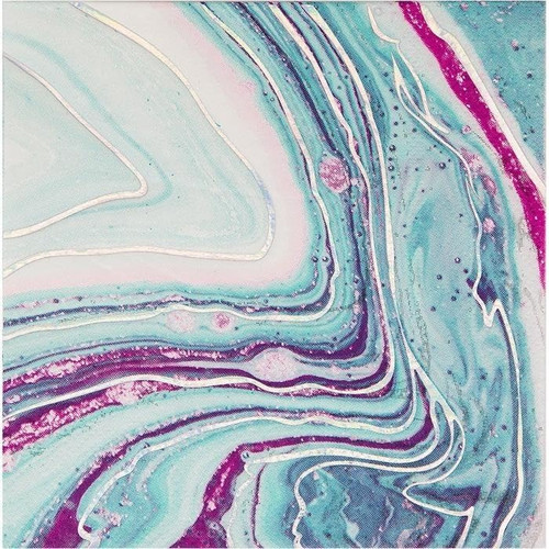Creative Converting Opalescence Paint Beverage Napkins - 24pcs