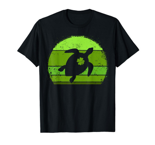 Turtle St Patrick's Day Shamrock Turtle Lover Irish T-Shirt